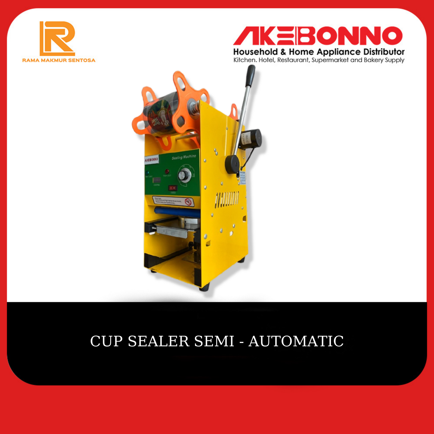 CUP SEALER SEMI AUTOMATIC