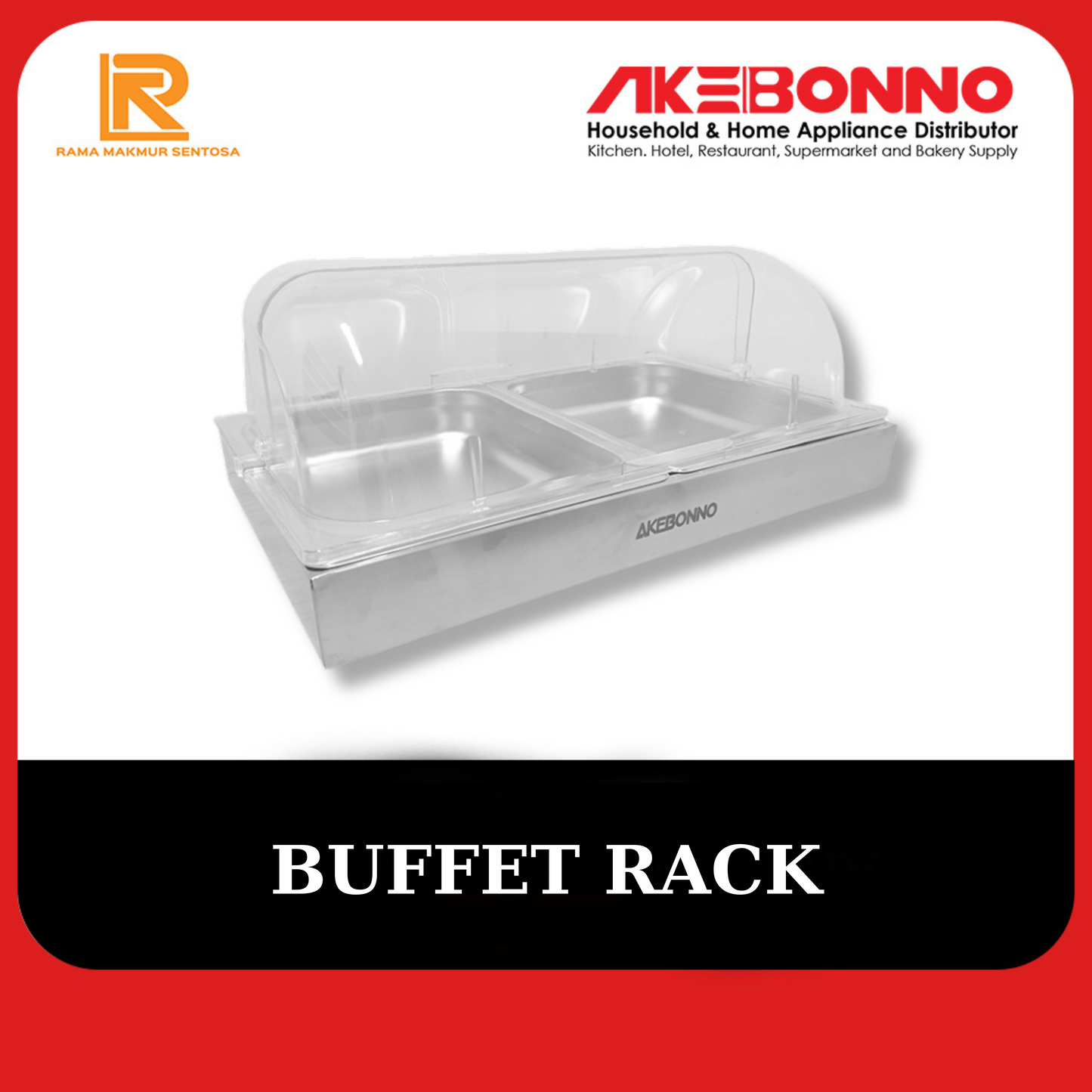 BUFFET RACK / RAK PENYIMPANAN MAKANAN STAINLESS