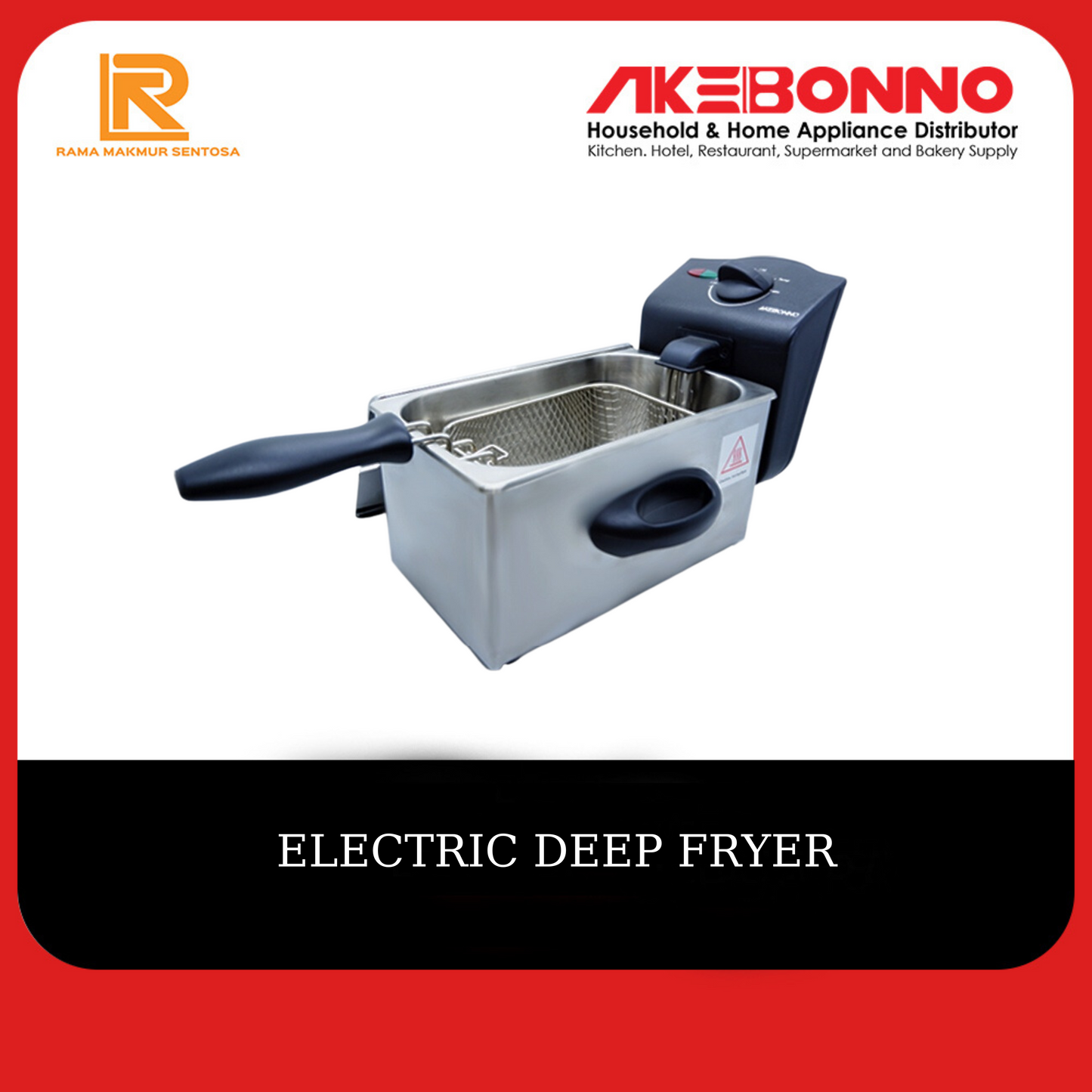 AKEBONNO ELECTRIC DEEP FRYER 6 LITER