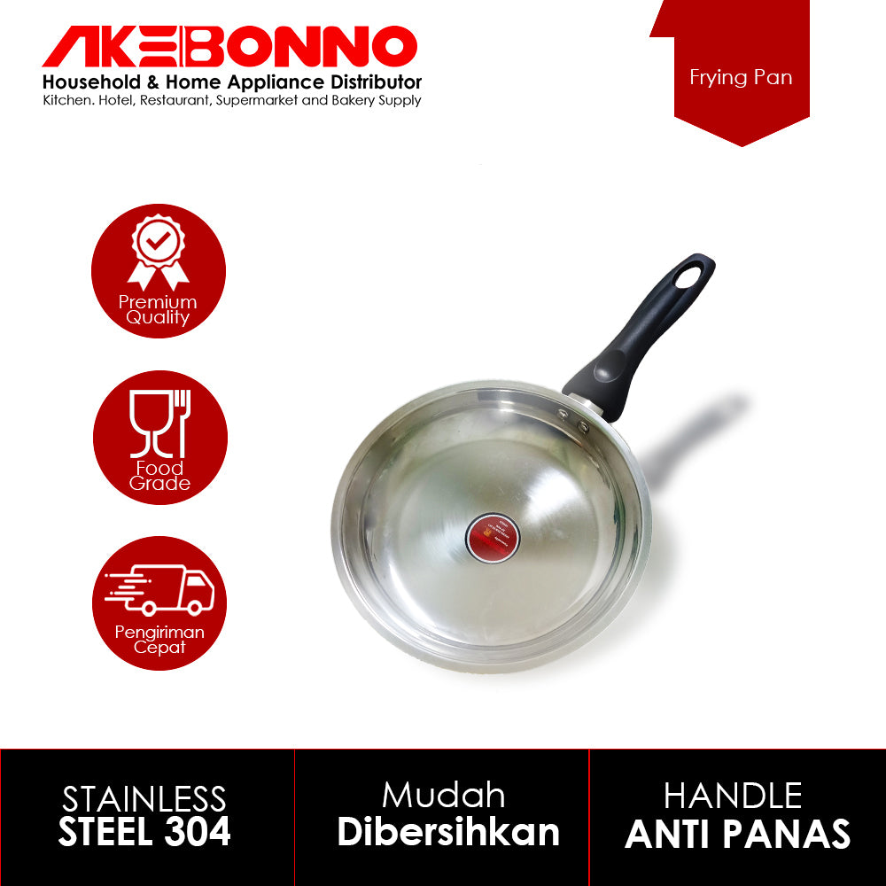 AKEBONNO FRY PAN / TEFLON STAINLESS