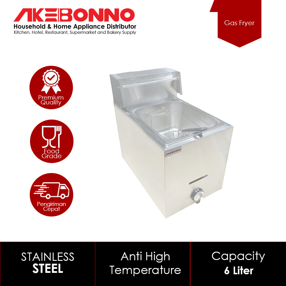 AKEBONNO GAS FRYER SINGLE SERIES