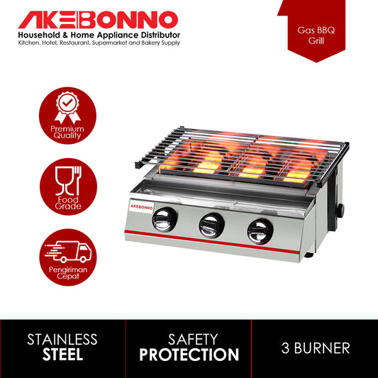 AKEBONNO GAS BBQ GRILL / PEMANGGANG / KOMPOR SOSIS SATE BAKAR TERMURAH