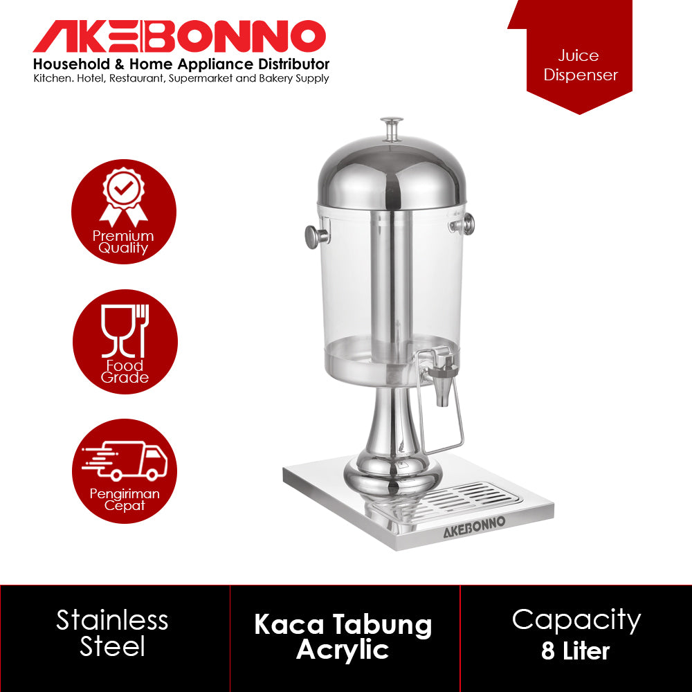 AKEBONNO JUICE DISPENSER SINGLE TANK 8L