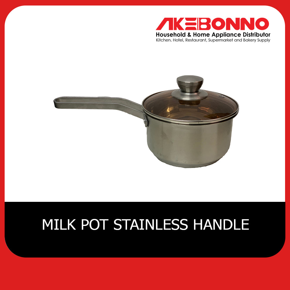 AKEBONNO MILK POT SERIES STAINLESS HANDLE WITH SS UD / PANCI SERBAGUNA