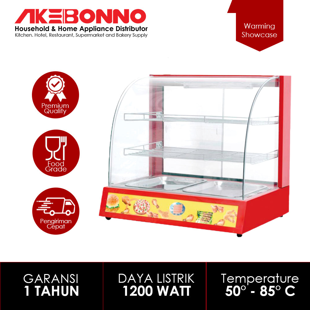 AKEBONNO WARMING SHOWING CASE SERIES / PENGHANGAT MAKANAN