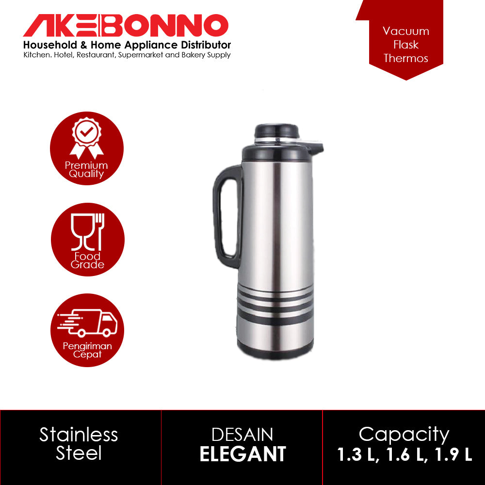 AKEBONNO VACUUM FLASK / THERMOS STAINLESS TAHAN PANAS SERIES AVF03