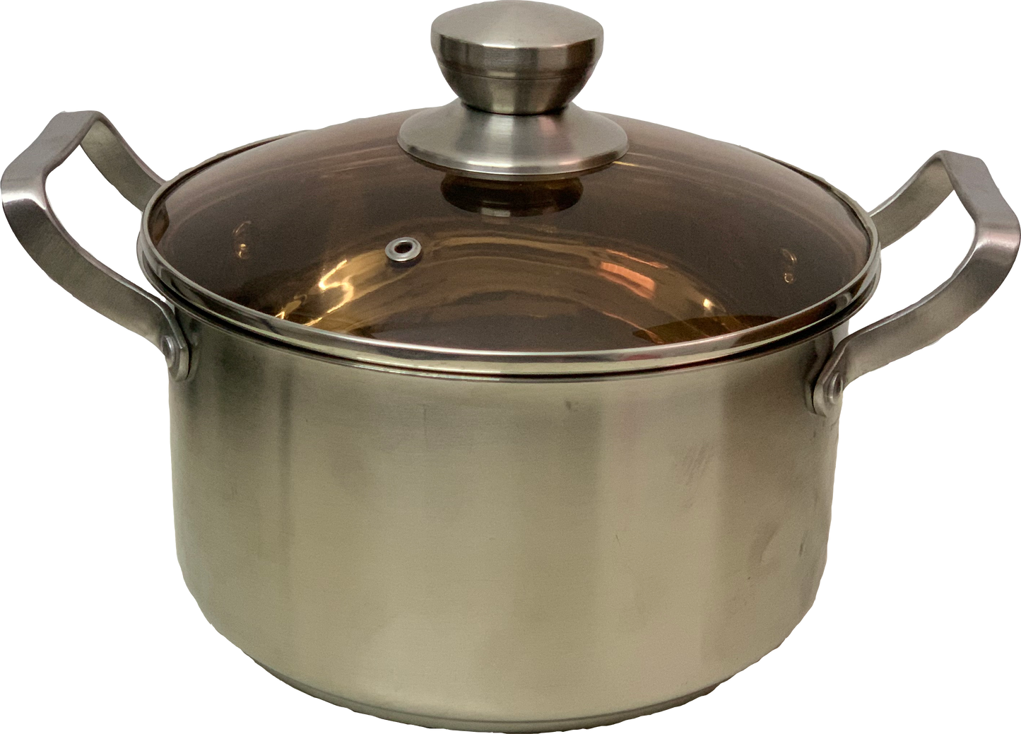 AKEBONNO SOUP POT SERIES DOUBLE STAINLESS HANDLE WITH GLASS UD